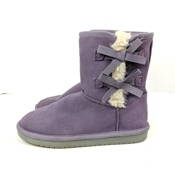 Girls Ugg Koolaburra Victoria Boots 5 - Picture 3 of 8